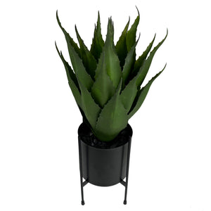 20" Faux Agave Plant-Not Just For The Garden | Metal Art | Décor for Homes, Walls and Gardens | Furniture | Custom Garden Planters and Flower Arrangements | Gifts | Best in KW