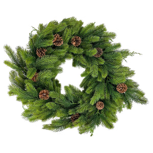 Fresh Touch Norway Spruce Pine Wreath - 24" & 28"-Not Just For The Garden | Metal Art | Décor for Homes, Walls and Gardens | Furniture | Custom Garden Planters and Flower Arrangements | Gifts | Best in KW
