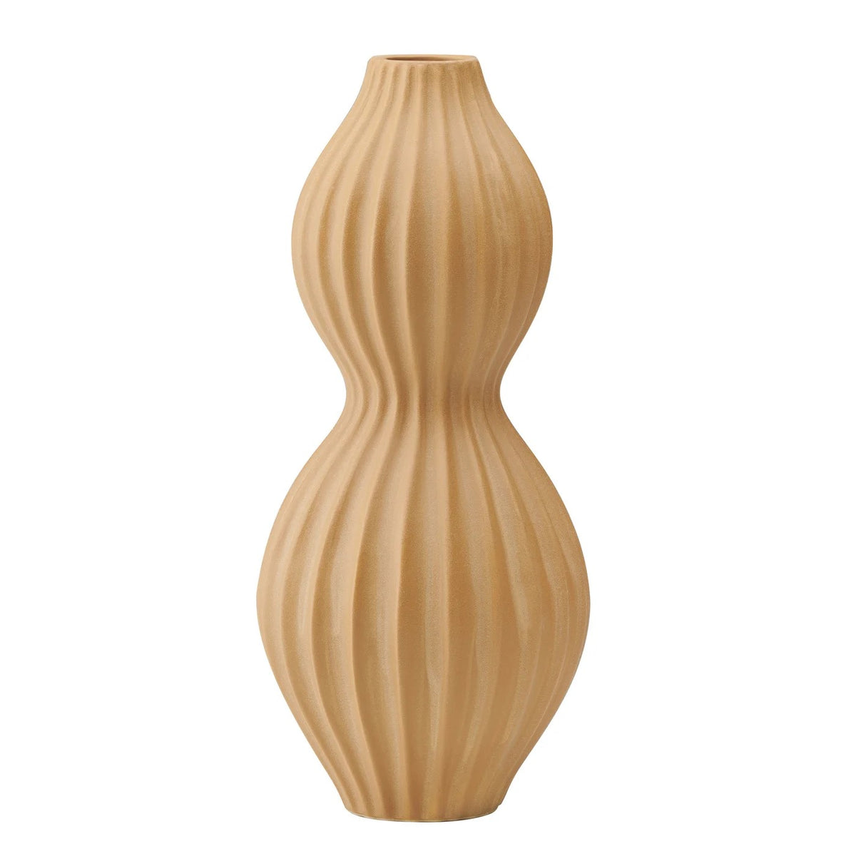 Vase Anna Double Gourd 10h Sandstone Glaze Ceramic