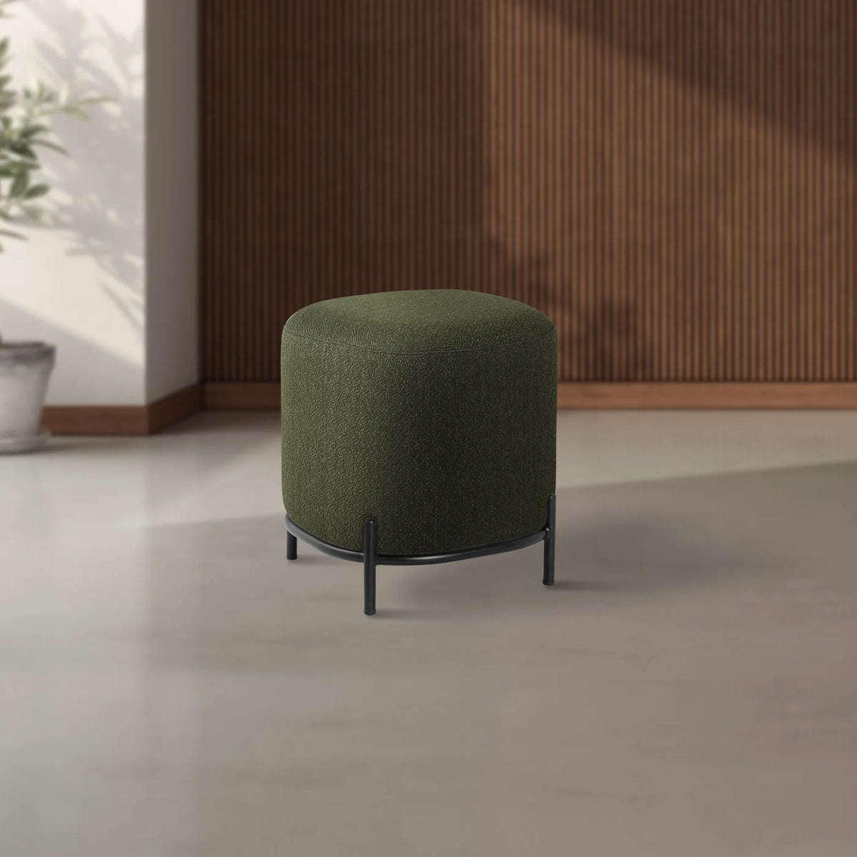 Stool Upholstered Pender Ashton Weave Hunter Green 17