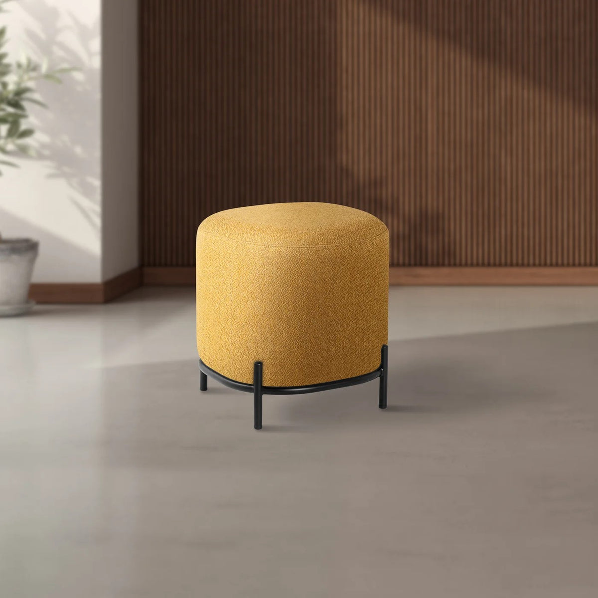 Stool Upholstered Pender Ashton Weave Goldenrod 17