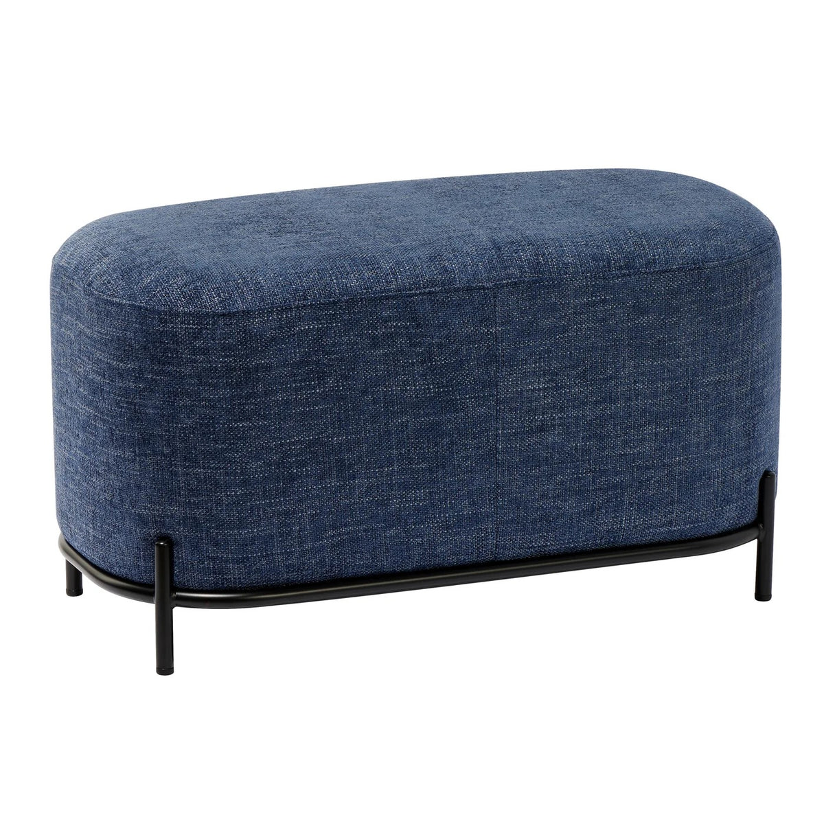 Bench Upholstered Pender Newport Weave Blue 32