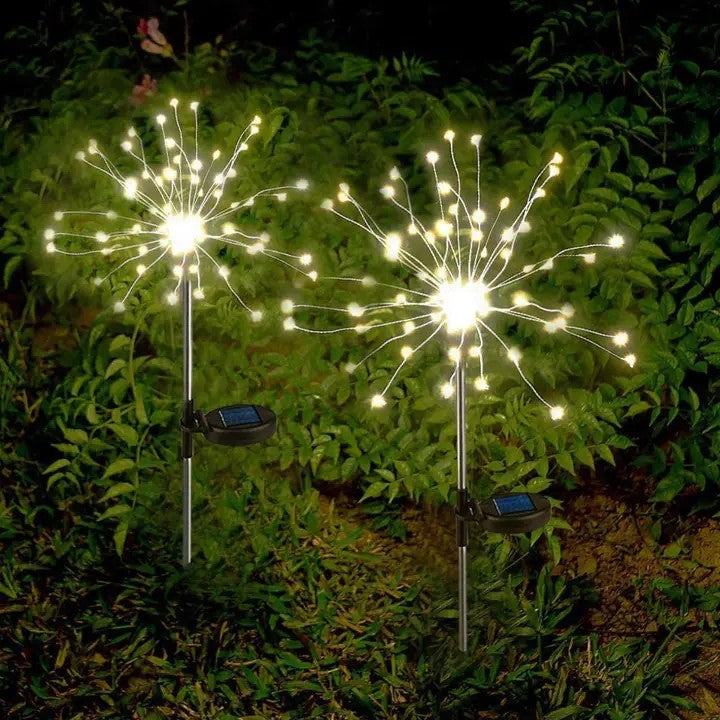 Solar Fireworks Garden Stake