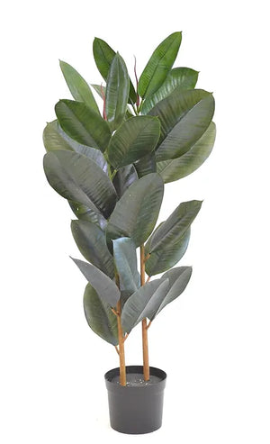 44" Faux Rubber Plant (2 sizes available)-Not Just For The Garden | Metal Art | Décor for Homes, Walls and Gardens | Furniture | Custom Garden Planters and Flower Arrangements | Gifts | Best in KW