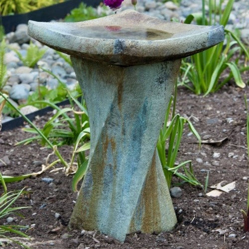 Birdbath Concrete Contemporary