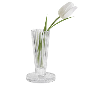 Faceted Glass 6.5h" Reversible Pillar Candle Holder / Vase-Not Just For The Garden | Metal Art | Décor for Homes, Walls and Gardens | Furniture | Custom Garden Planters and Flower Arrangements | Gifts | Best in KW