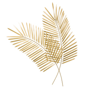 Feathered Palm Double Leaf Metal Wall Decor - 34 x 41"-Not Just For The Garden | Metal Art | Décor for Homes, Walls and Gardens | Furniture | Custom Garden Planters and Flower Arrangements | Gifts | Best in KW