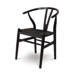 Frida Dining Chair - Matte Black-Not Just For The Garden | Metal Art | Décor for Homes, Walls and Gardens | Furniture | Custom Garden Planters and Flower Arrangements | Gifts | Best in KW