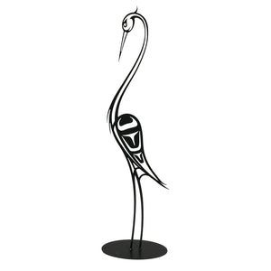 Sculpture Metal Heron-Not Just For The Garden | Metal Art | Décor for Homes, Walls and Gardens | Furniture | Custom Garden Planters and Flower Arrangements | Gifts | Best in KW