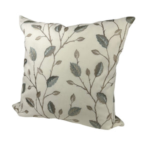Leaf Link 20" x 20" Pillow with Faux Silk Backing-Not Just For The Garden | Metal Art | Décor for Homes, Walls and Gardens | Furniture | Custom Garden Planters and Flower Arrangements | Gifts | Best in KW