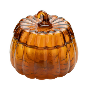 Amber Pumpkin Jar - Small & Large-Not Just For The Garden | Metal Art | Décor for Homes, Walls and Gardens | Furniture | Custom Garden Planters and Flower Arrangements | Gifts | Best in KW