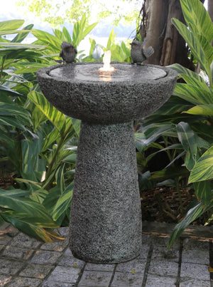Fountain Birdbath-Not Just For The Garden | Metal Art | Décor for Homes, Walls and Gardens | Furniture | Custom Garden Planters and Flower Arrangements | Gifts | Best in KW