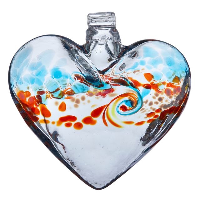 Kitras Van Glow Heart Aqua Orange