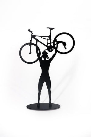 Biking Metal Sculptures Assorted-Not Just For The Garden | Metal Art | Décor for Homes, Walls and Gardens | Furniture | Custom Garden Planters and Flower Arrangements | Gifts | Best in KW