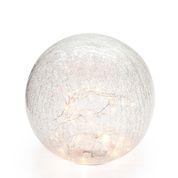 LED Crackle Sphere-Not Just For The Garden | Metal Art | Décor for Homes, Walls and Gardens | Furniture | Custom Garden Planters and Flower Arrangements | Gifts | Best in KW