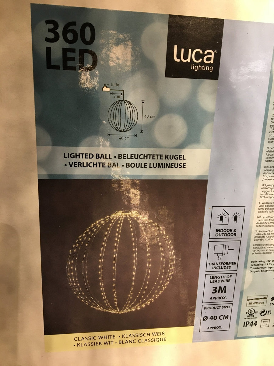 LED sphere Indoor/Outdoor Assorted sizes