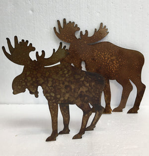 Moose Sculpture-Not Just For The Garden | Metal Art | Décor for Homes, Walls and Gardens | Furniture | Custom Garden Planters and Flower Arrangements | Gifts | Best in KW