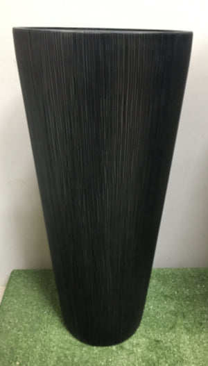 Planter Polystone Tall Round w/insert 16in x 36in-Not Just For The Garden | Metal Art | Décor for Homes, Walls and Gardens | Furniture | Custom Garden Planters and Flower Arrangements | Gifts | Best in KW
