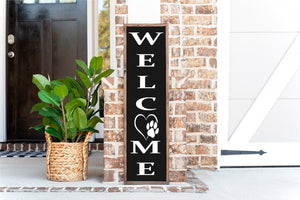 Sign Welcome/Paw-Not Just For The Garden | Metal Art | Décor for Homes, Walls and Gardens | Furniture | Custom Garden Planters and Flower Arrangements | Gifts | Best in KW