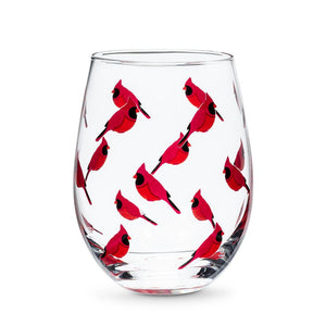 Stemless wine goblet Cardinal-Not Just For The Garden | Metal Art | Décor for Homes, Walls and Gardens | Furniture | Custom Garden Planters and Flower Arrangements | Gifts | Best in KW