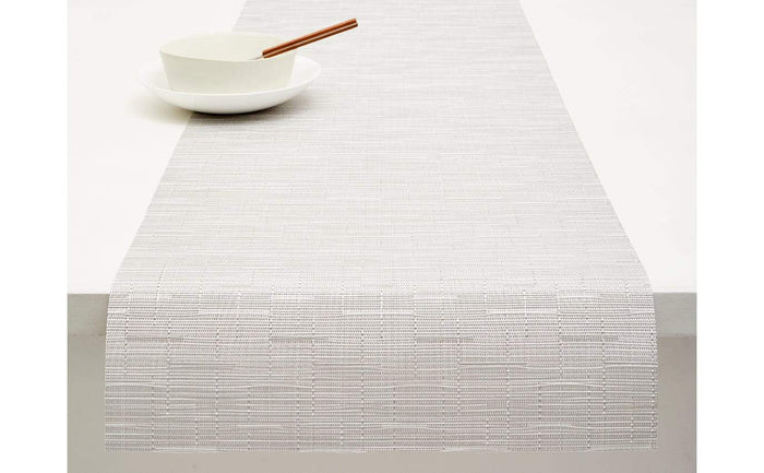 Table runner Chilewich Bamboo Weave Moonlight