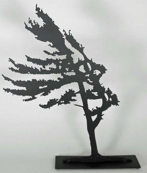 Tree Windswept Pine Metal Sculpture-Not Just For The Garden | Metal Art | Décor for Homes, Walls and Gardens | Furniture | Custom Garden Planters and Flower Arrangements | Gifts | Best in KW