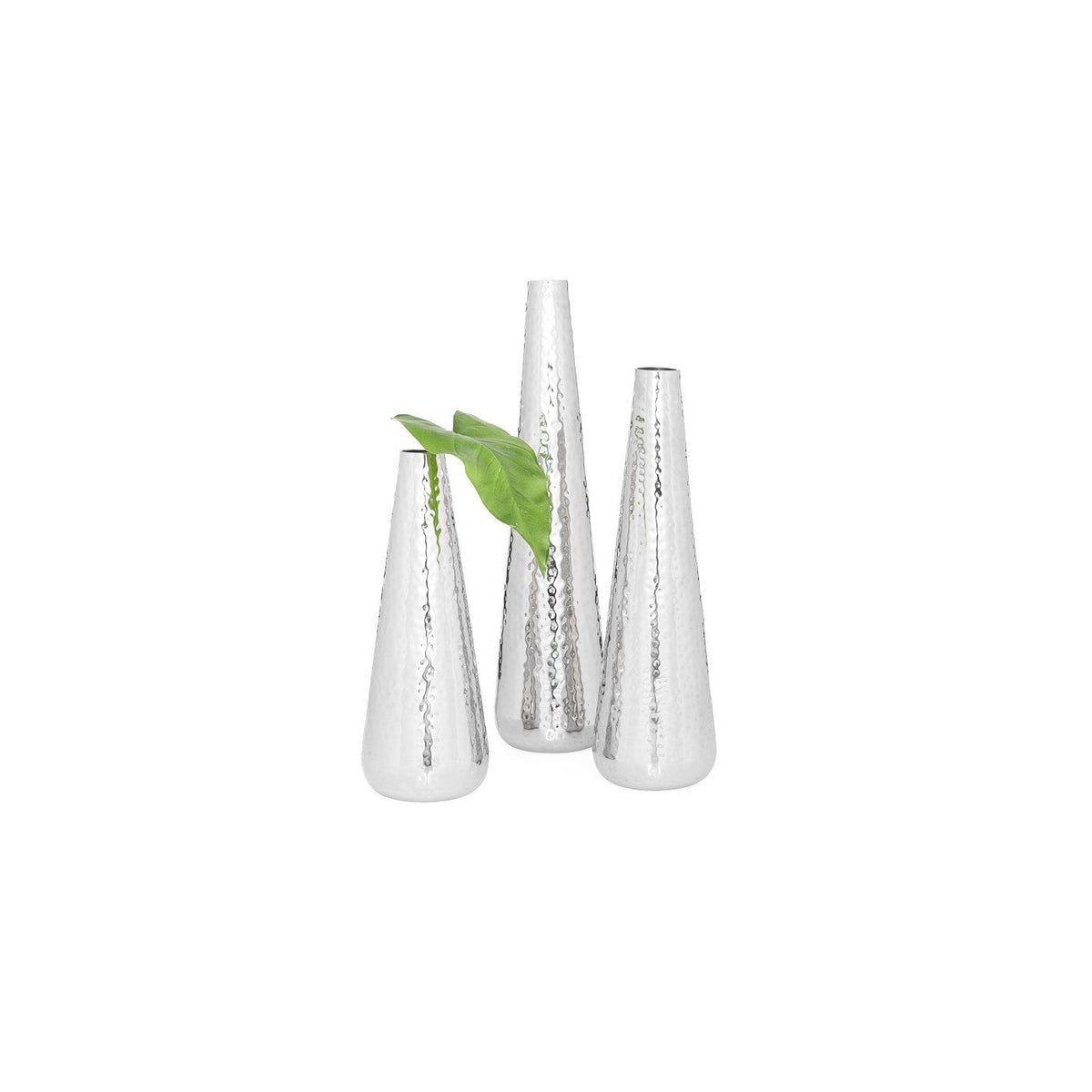 Vase Aluminum Hammered Canto 3 asstd sizes