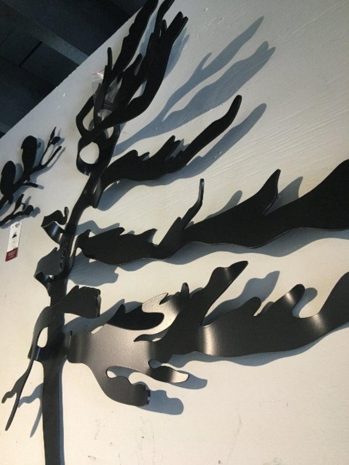 3D Windswept Pine Metal Wall Sculpture Not Just For The Garden