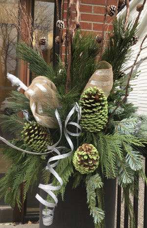 Winter Planter Window Basket-Not Just For The Garden | Metal Art | Décor for Homes, Walls and Gardens | Furniture | Custom Garden Planters and Flower Arrangements | Gifts | Best in KW