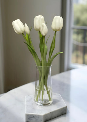 Tulip Bundle Day Dream White 18"