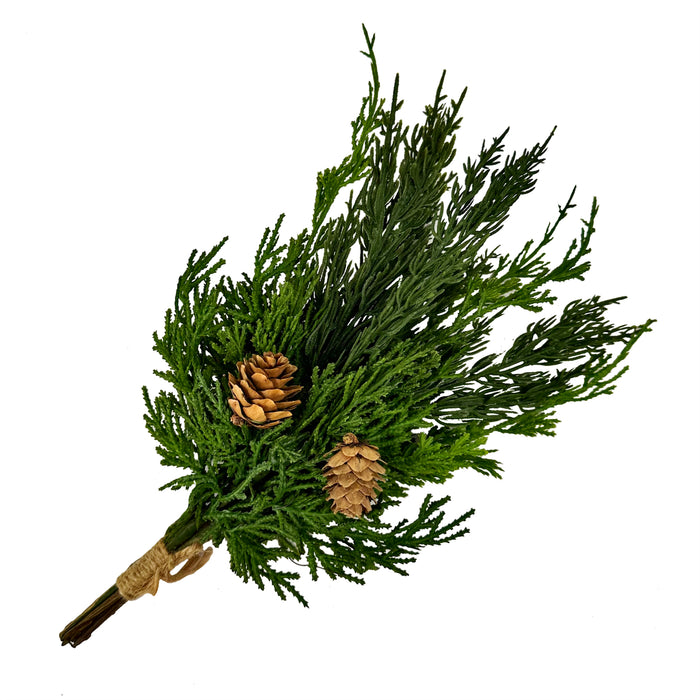 12" Fresh Touch Mixed Cypress Bundle With 8 Stems