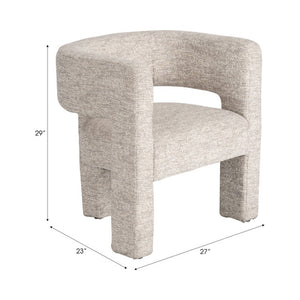 Chair Round Back Beige