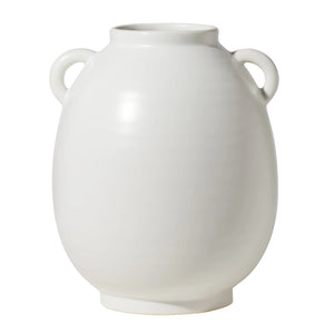 Vase Urn Capri Double Handle Matte White