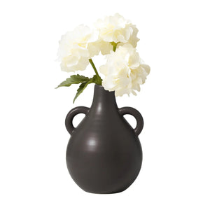 Vase Urn Capri Teardrop Matte Brown