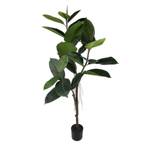 48" Faux Rubber Tree-Not Just For The Garden | Metal Art | Décor for Homes, Walls and Gardens | Furniture | Custom Garden Planters and Flower Arrangements | Gifts | Best in KW