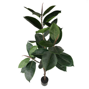 48" Faux Rubber Tree-Not Just For The Garden | Metal Art | Décor for Homes, Walls and Gardens | Furniture | Custom Garden Planters and Flower Arrangements | Gifts | Best in KW