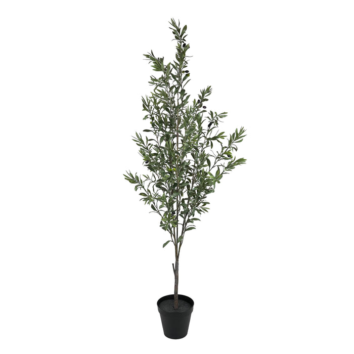 54" Faux Olive Bush