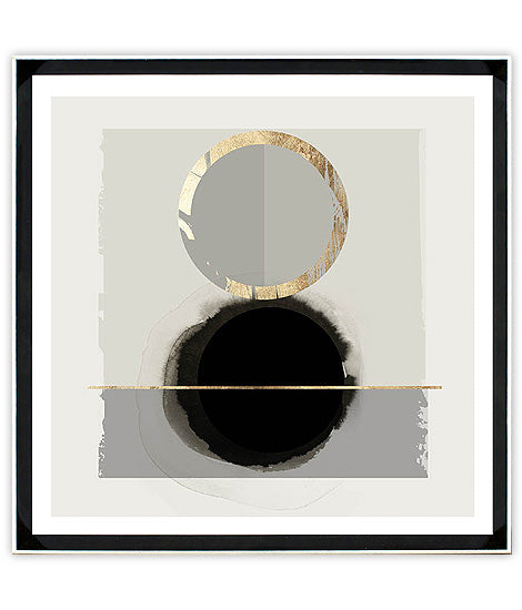 Art "Dream Life I"  Framed glass 22x22
