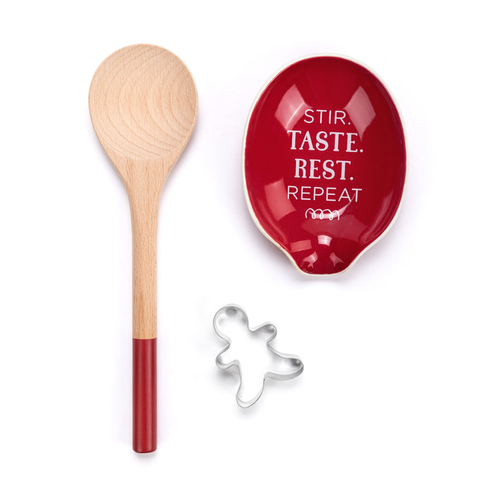 Spoon with Rest - Stir, Taste, Rest, RepeatSpoon Set