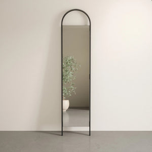 Bellwood Leaning Wall Mirror Black