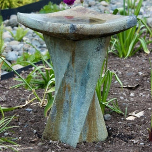 Birdbath Concrete Contemporary-Not Just For The Garden | Metal Art | Décor for Homes, Walls and Gardens | Furniture | Custom Garden Planters and Flower Arrangements | Gifts | Best in KW