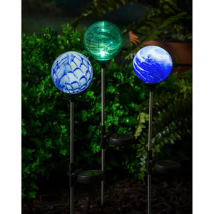 Coastal Solar Garden Stake Turquoise
