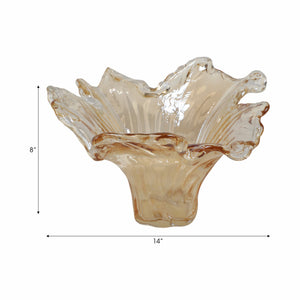 Bowl Italian Glass 14"