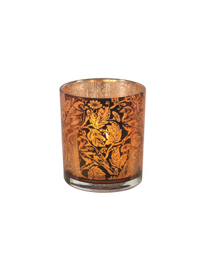 Candle Holder Glass 3x3 (copper)