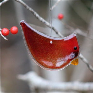 Cardinal Chick Hanging