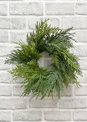 Cedar Northern Wh 8x14" Wreath