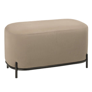 Corduroy Taupe Apholstered Pender Bench 32"