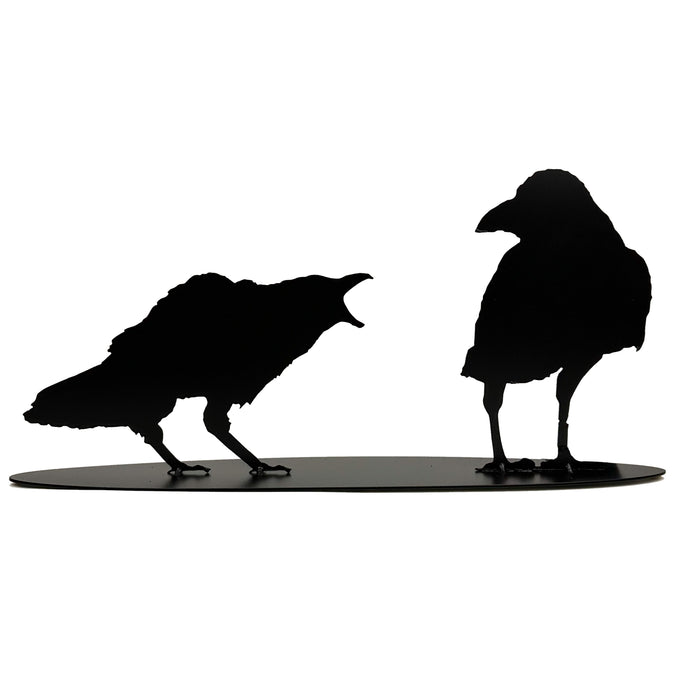 Crow Couple - Black Metal Art