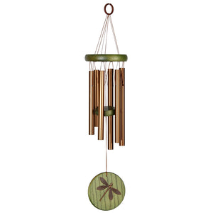 Woodstock Chimes Habitats Dragonfly Green