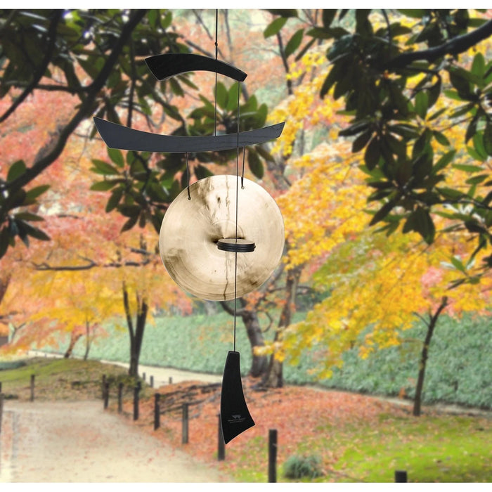 Wind Chime Emperors Gong Black Medium